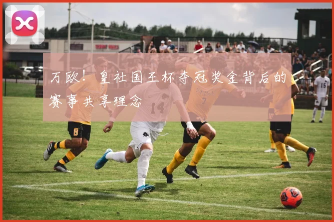 万欧！皇社国王杯夺冠奖金背后的赛事共享理念